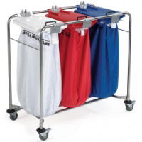 Triple Bag Holder Linen Trolley