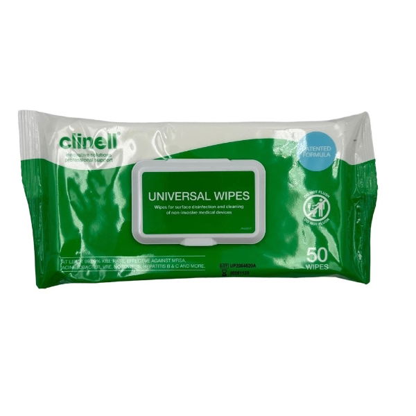 CWAB50 Clinell Universal Wipes (50)